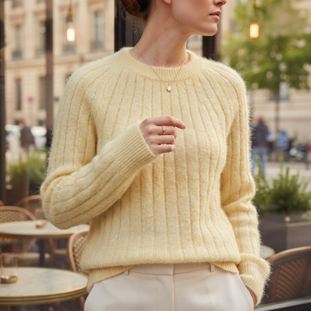 Lucy | Lagos Fluffy Knit Sweater