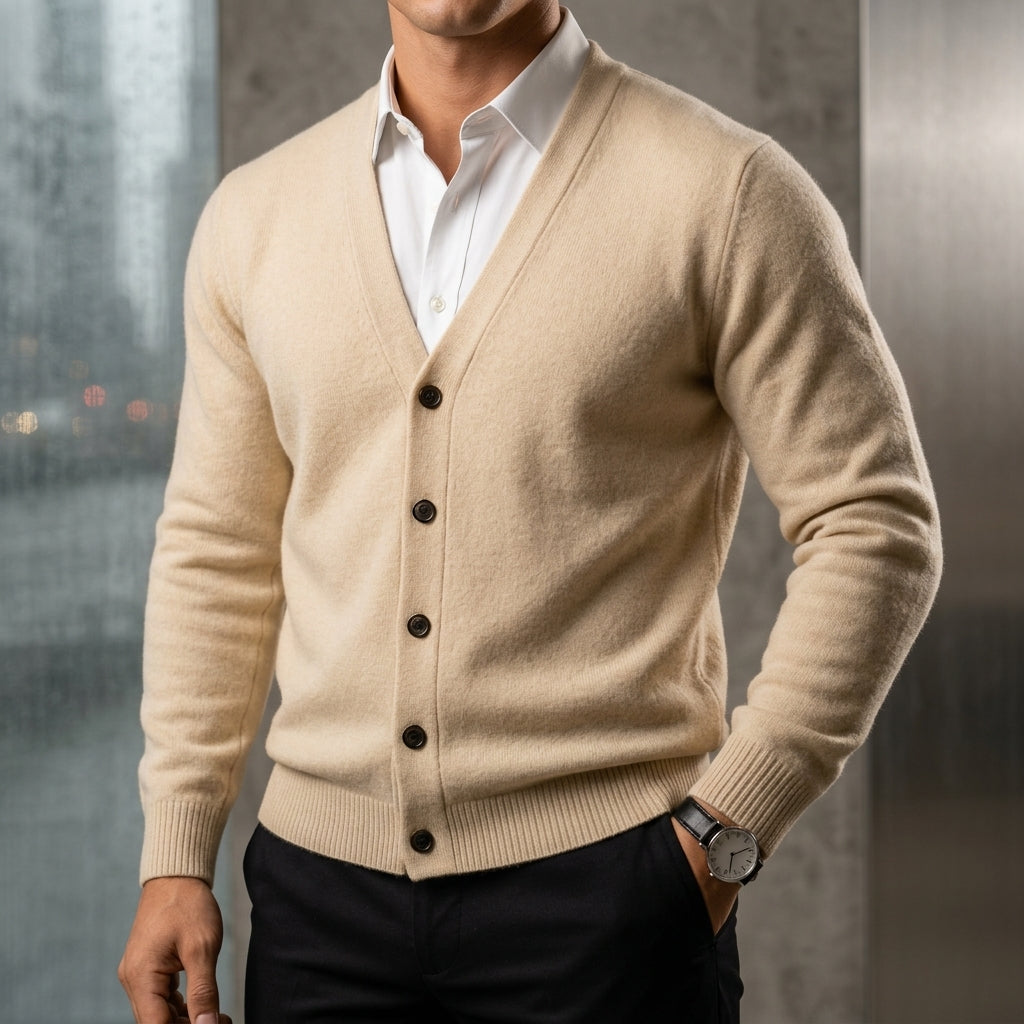 Luke | Aveiro Cashmere Feel Cardigan