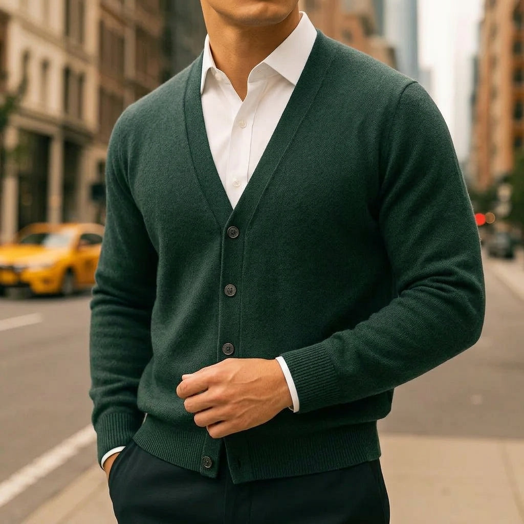 Luke | Aveiro Cashmere Feel Cardigan