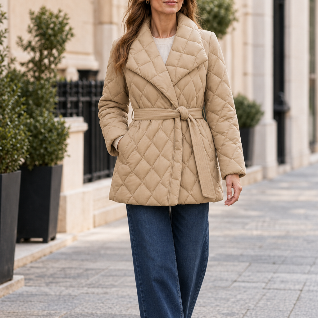 Maya | Cartagena Belted Quilted Coat
