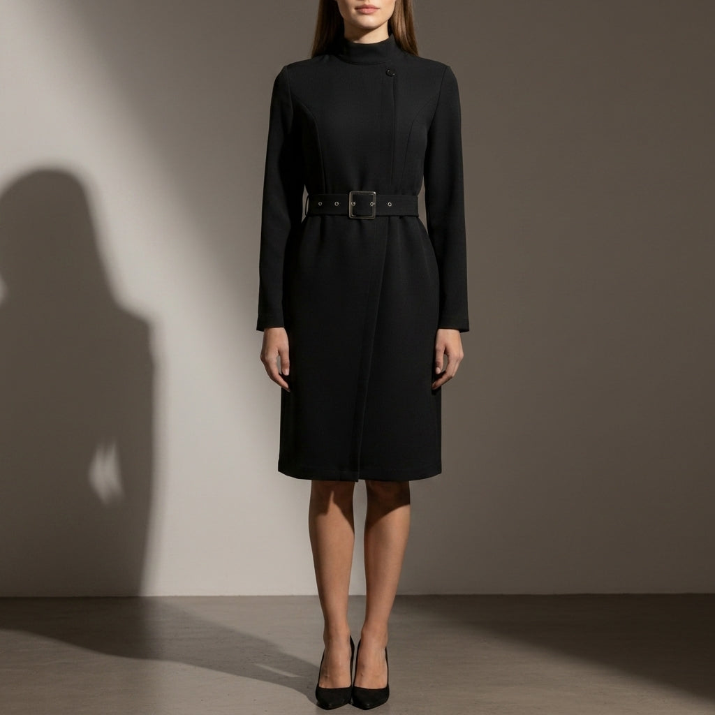 Mila | Braga Belted A-Line Dress