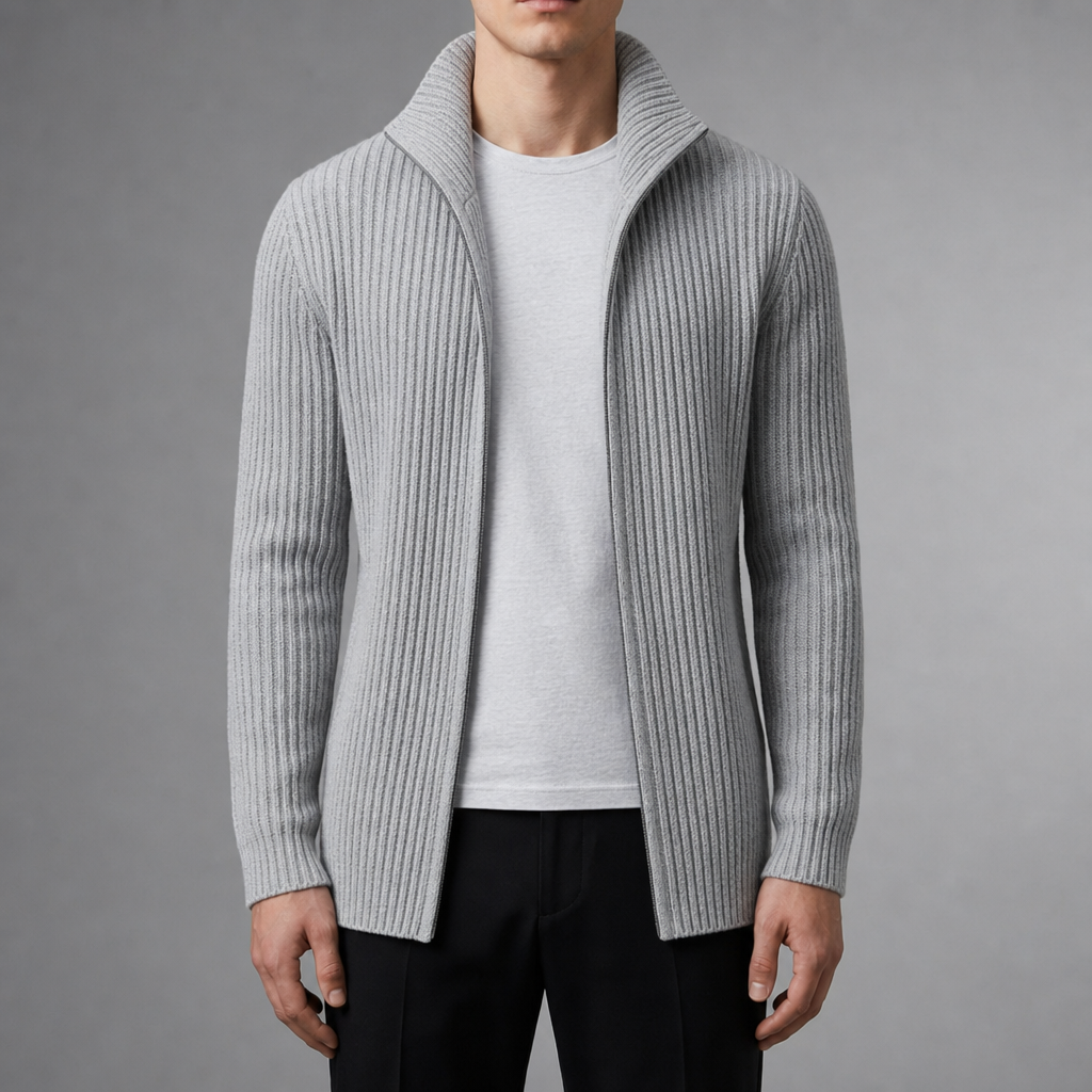 Miles | Lesvos Ribbed Knit Cardigan