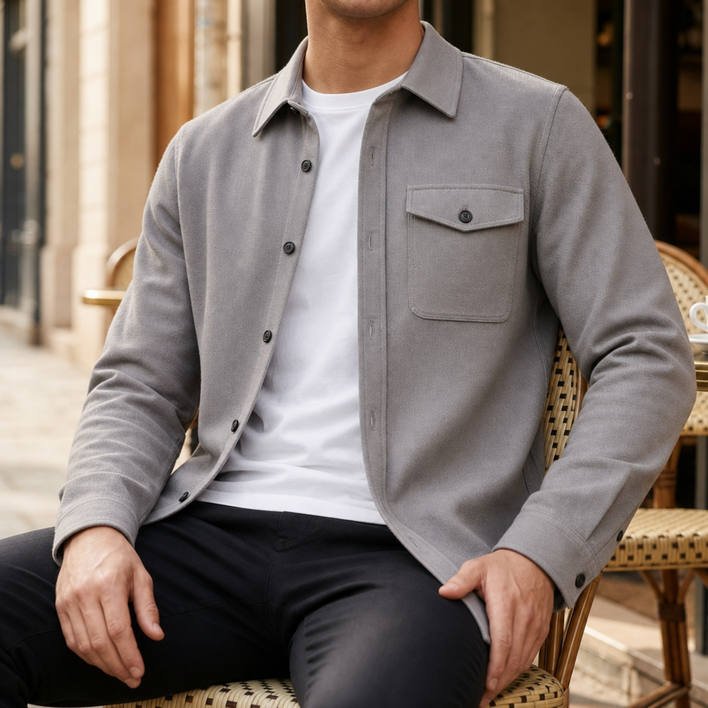 Nathan | Almeria Relaxed Fit Shirt Jacket