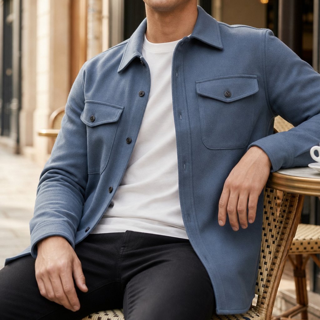 Nathan | Almeria Relaxed Fit Shirt Jacket