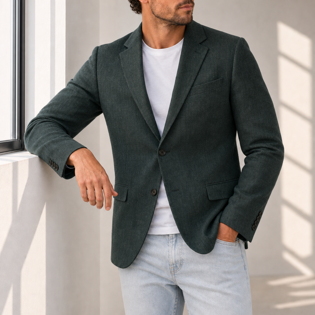 Nolan | Palamos Linen Tailored Blazer