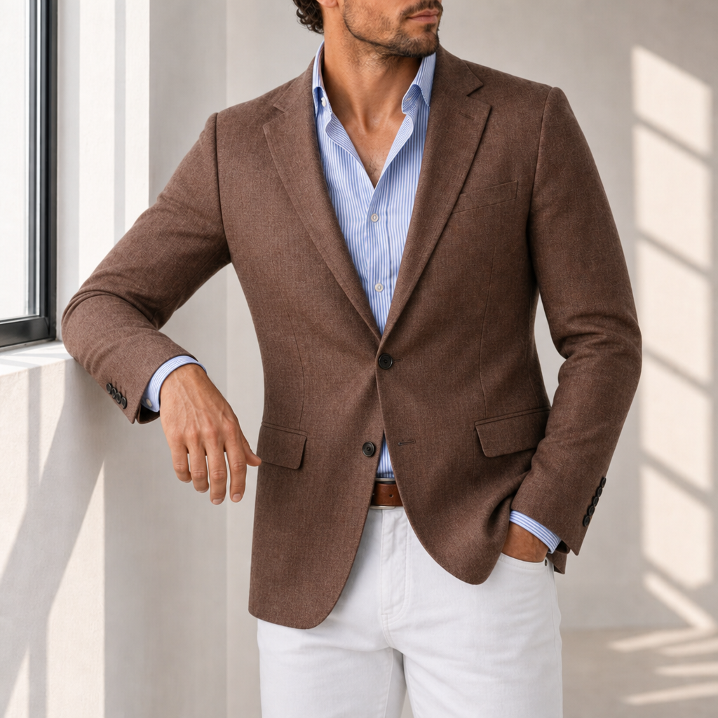 Nolan | Palamos Linen Tailored Blazer