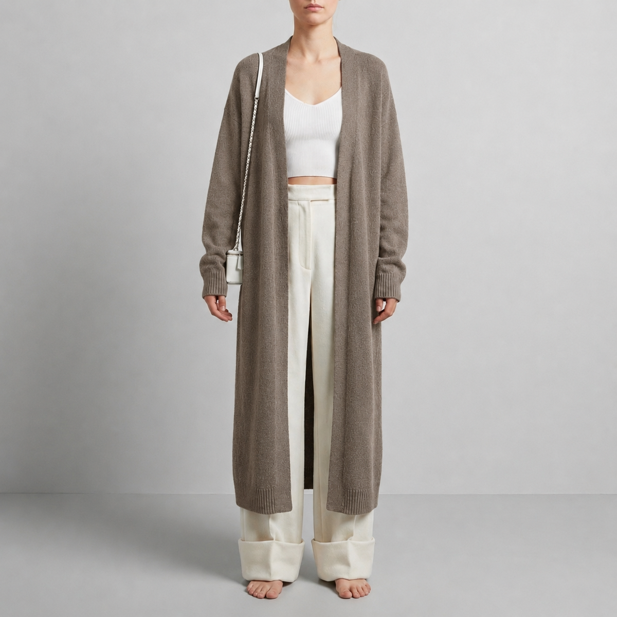 Nora | Murcia Fluffy Long Cardigan