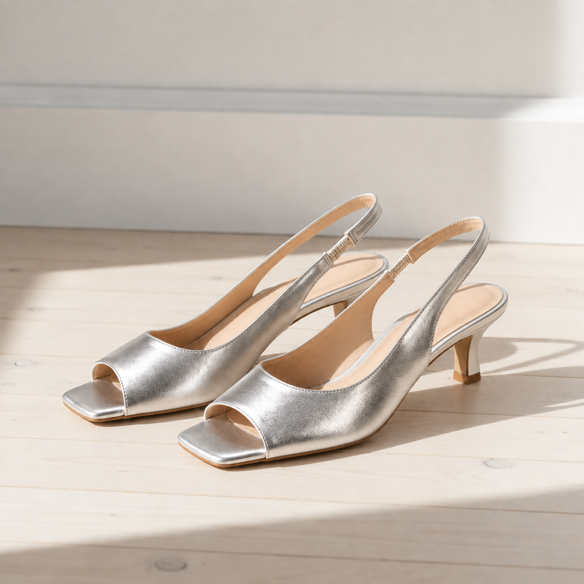 Nova | Cartagena Leather Slingback Heels