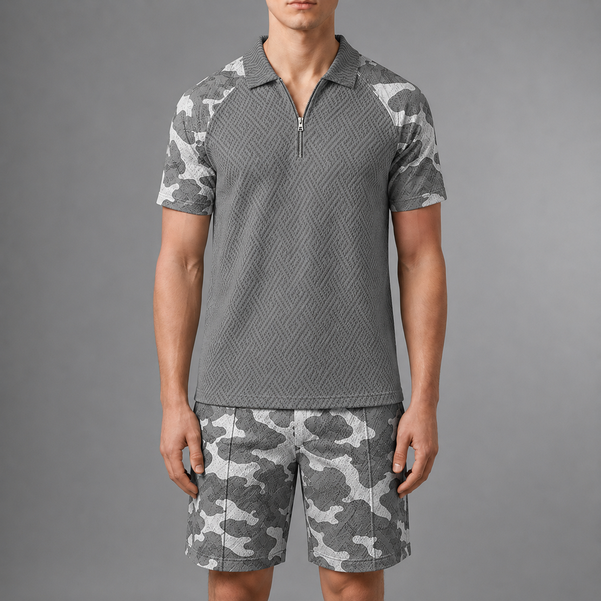 Oliver | Anzio Camo Polo Co-Ord Set