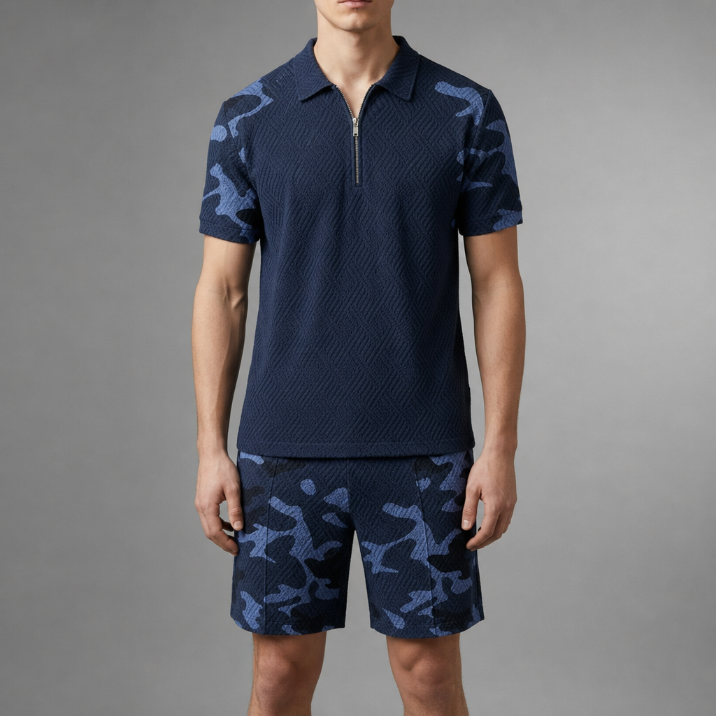 Oliver | Anzio Camo Polo Co-Ord Set