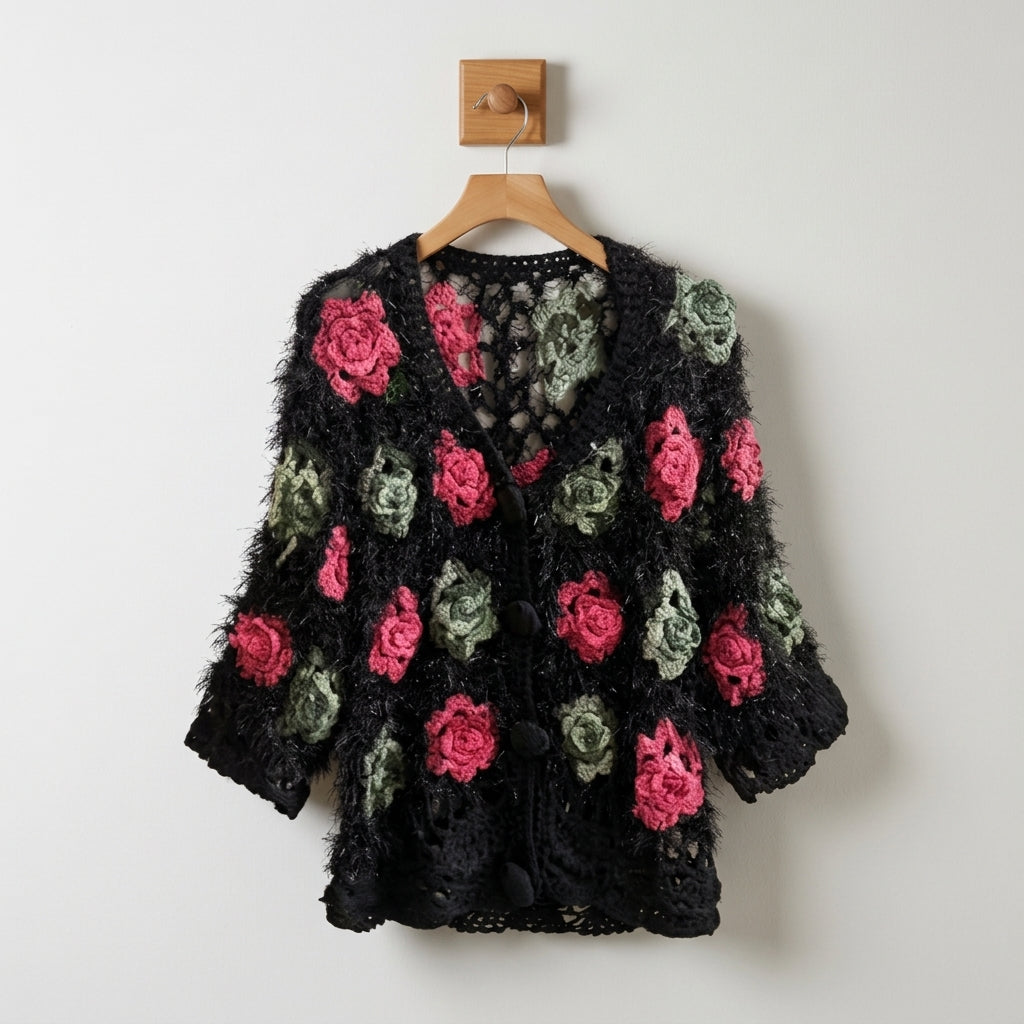 Olivia | Baurélie Crocheted Cardigan