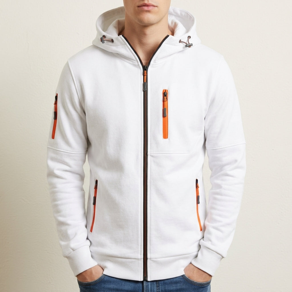 Owen | Cartagena Multi-Pocket Zip Hoodie