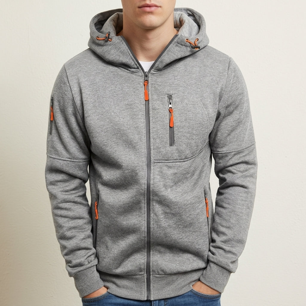 Owen | Cartagena Multi-Pocket Zip Hoodie
