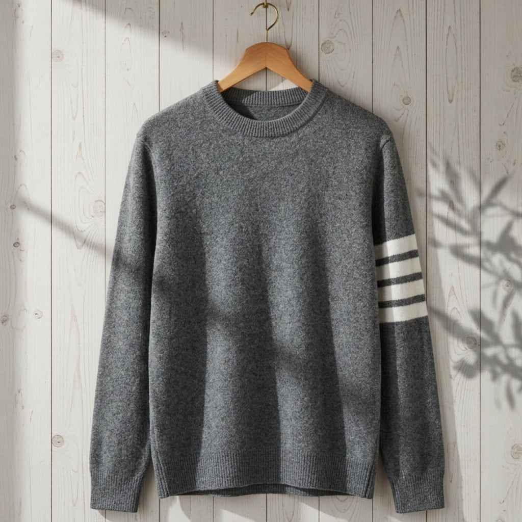 Owen | Harlow Stripe-Sleeve Knit