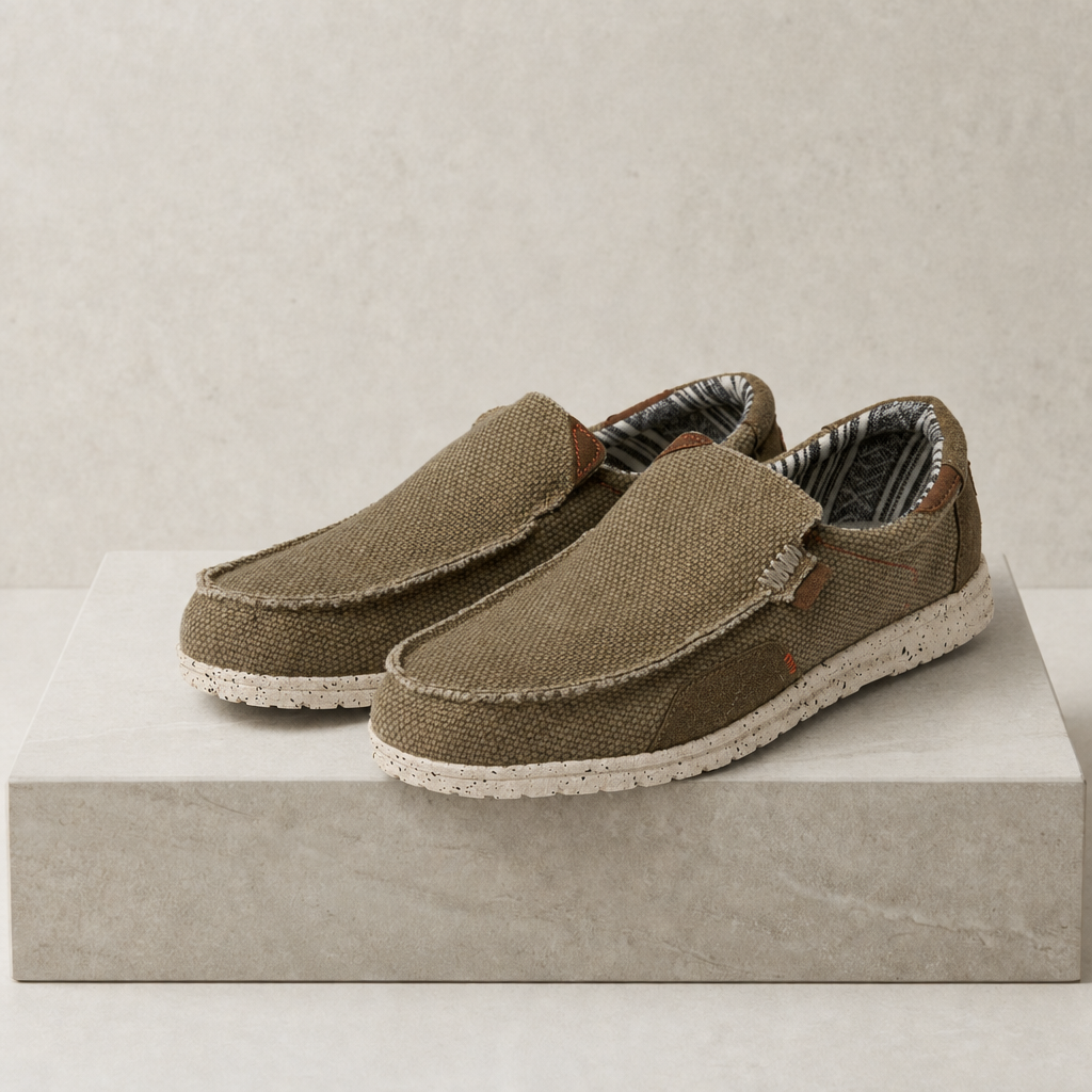 Patrick | Porto Vecchio Canvas Slip-On Loafers