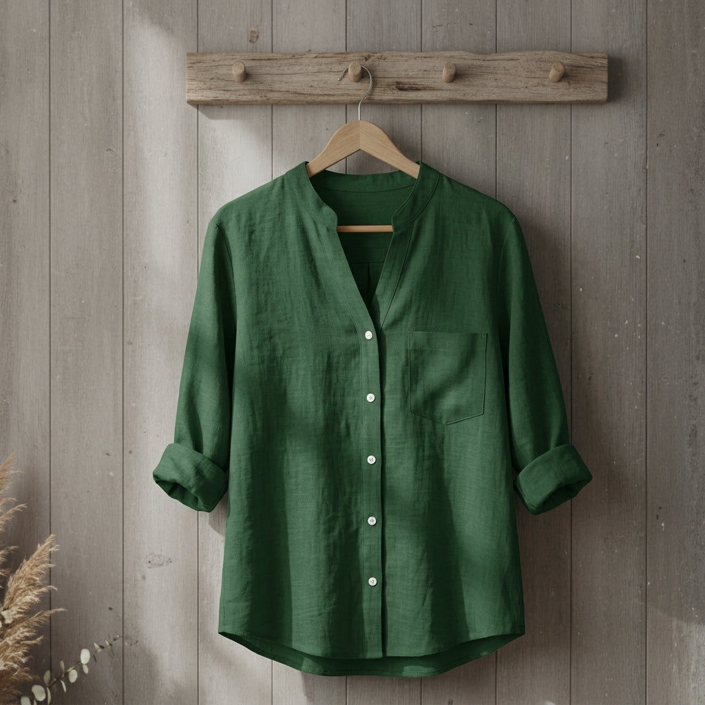 Penelope | Elowen Linen-Cotton Blend Shirt