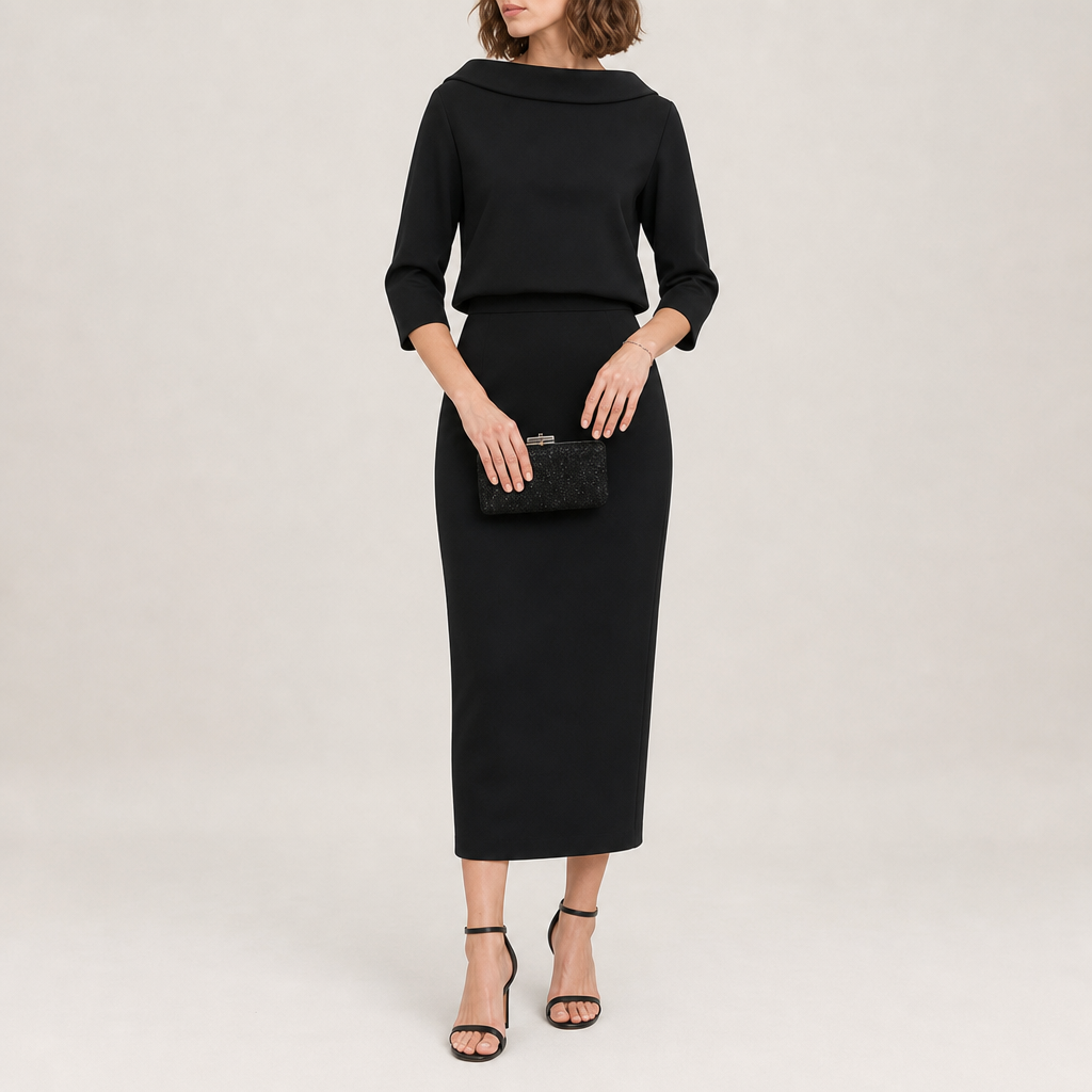 Riley | Taormina Boat Neck Midi Set