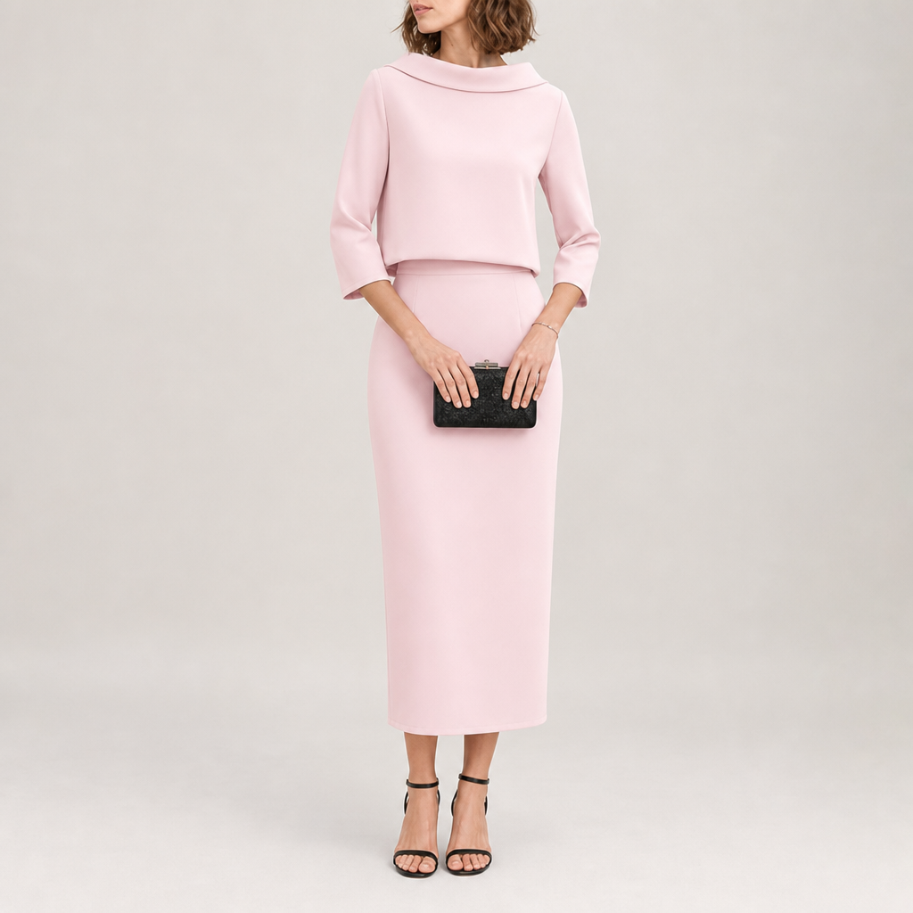 Riley | Taormina Boat Neck Midi Set