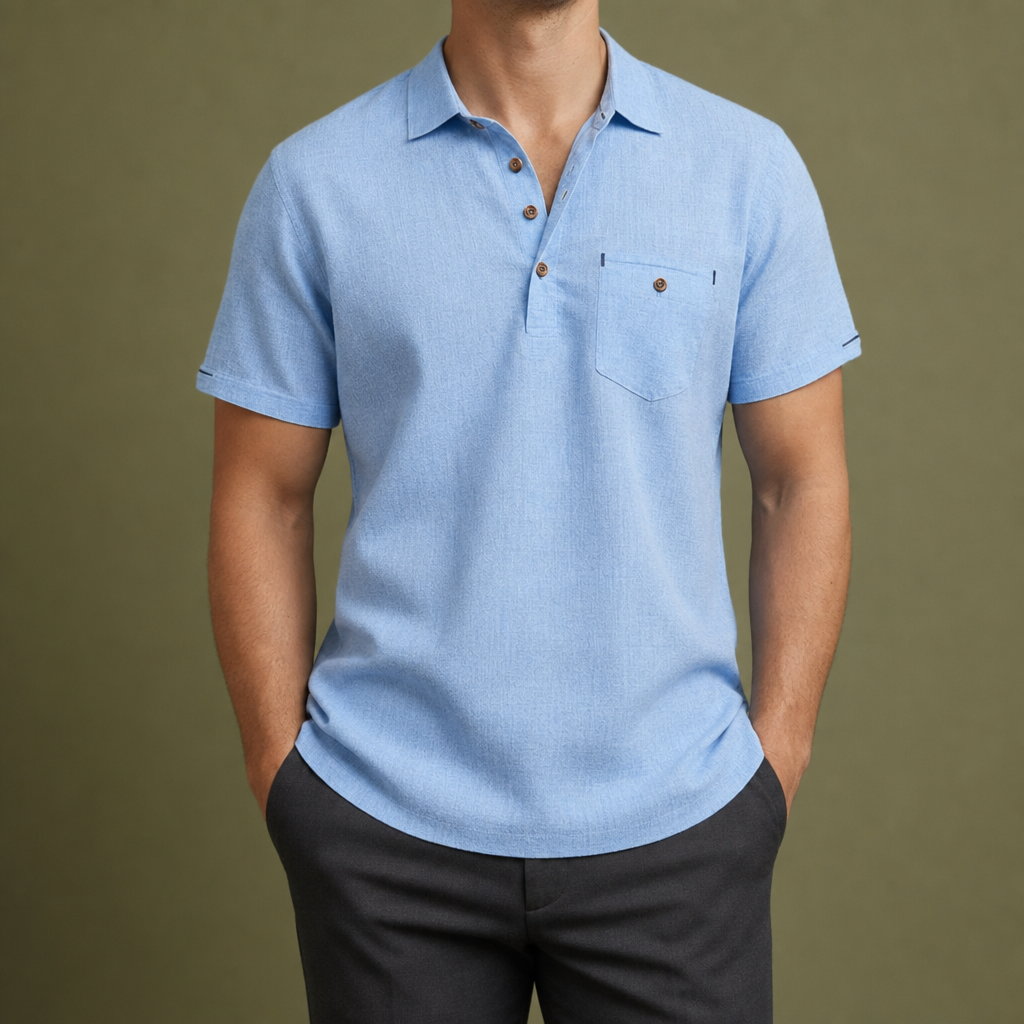 Robert | Milos Linen Polo Shirt