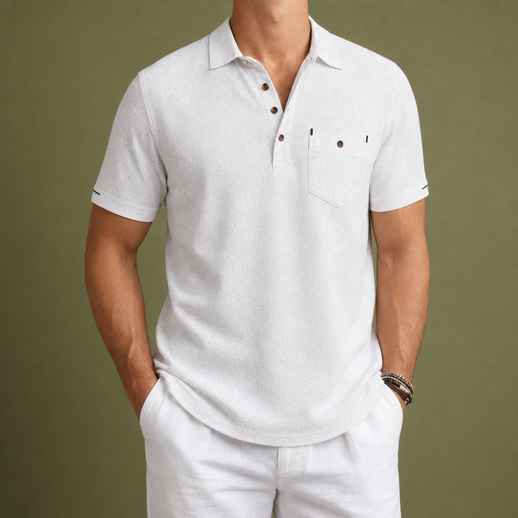 Robert | Milos Linen Polo Shirt