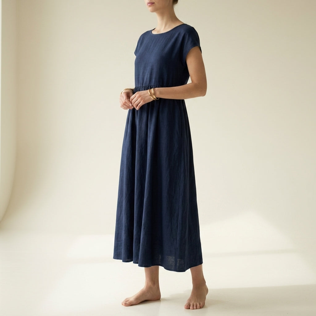 Ruby | Birgu Pleated Midi Dress