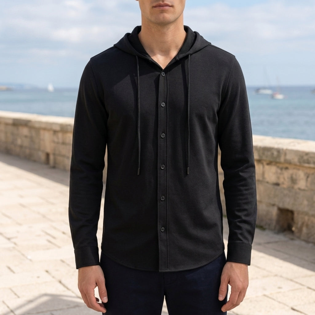 Ryan | Soleil Hooded Button Shirt
