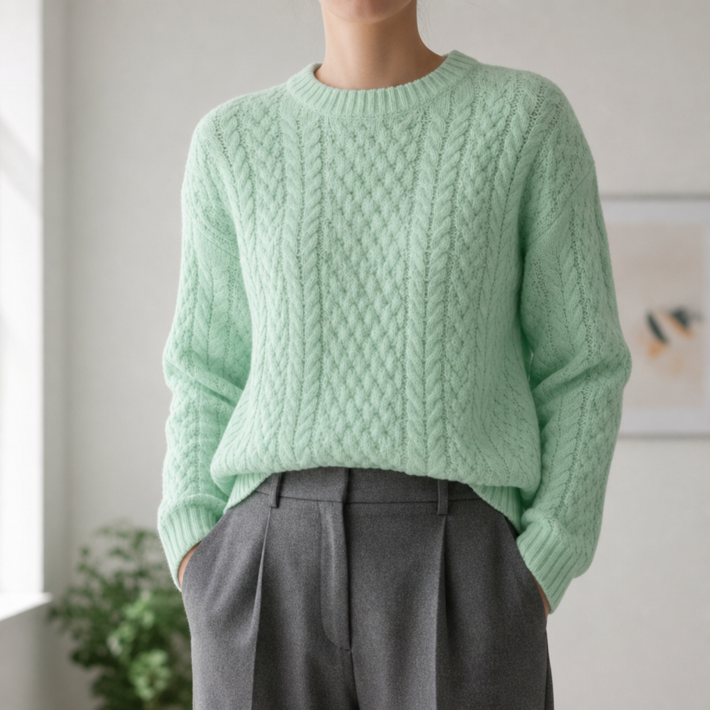Sadie | Roussillon Cable Knit Sweater