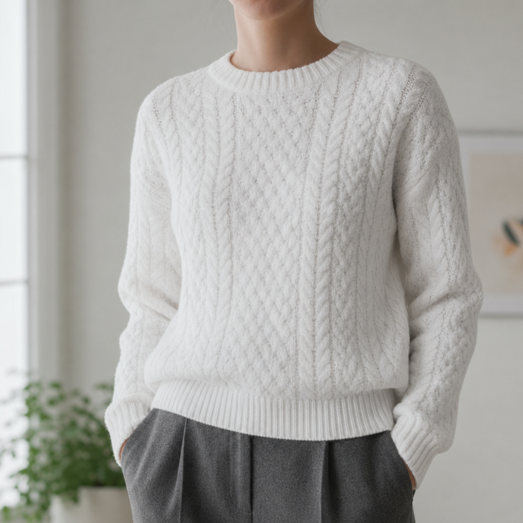 Sadie | Roussillon Cable Knit Sweater
