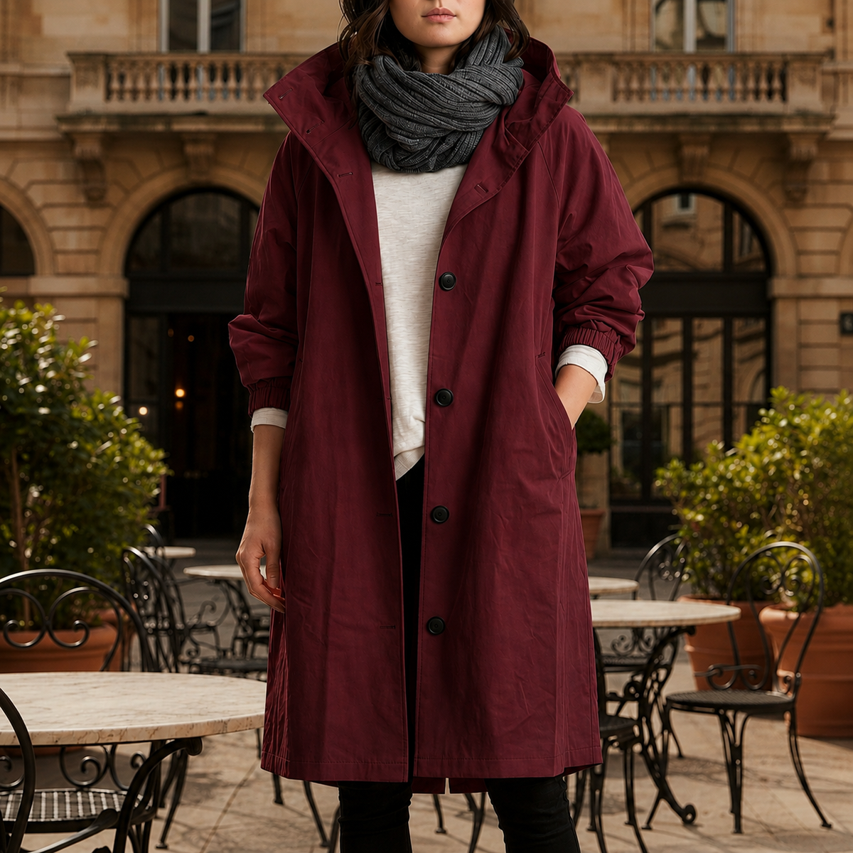 Sadie | Siracusa Hooded Windbreaker Jacket
