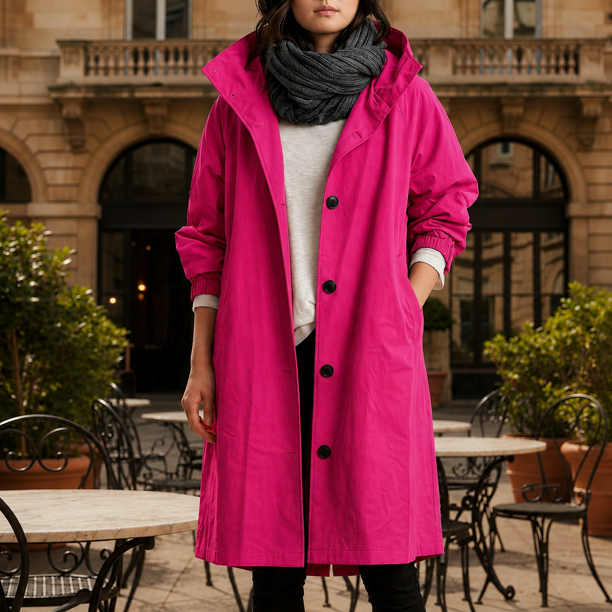 Sadie | Siracusa Hooded Windbreaker Jacket