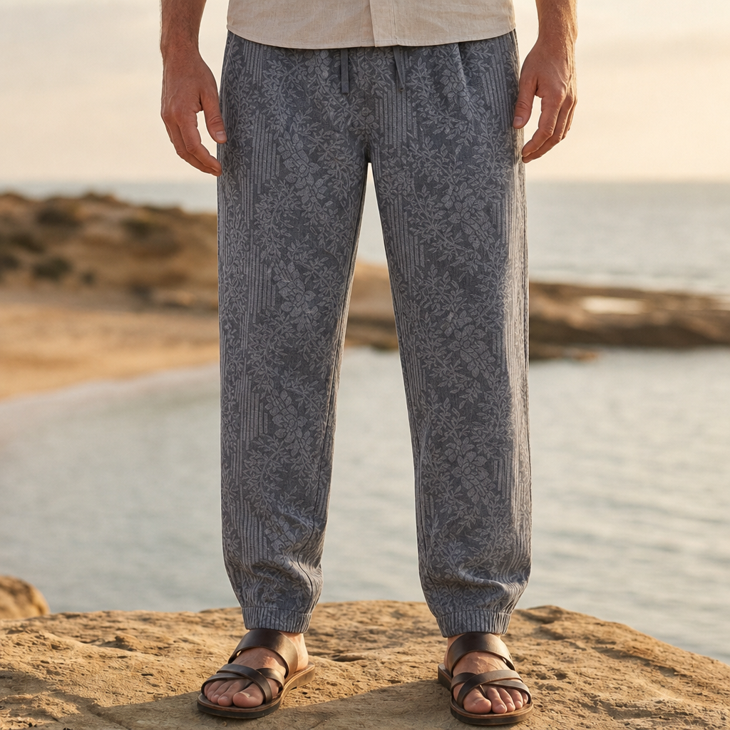 Samuel | Soller Floral Print Sweatpants