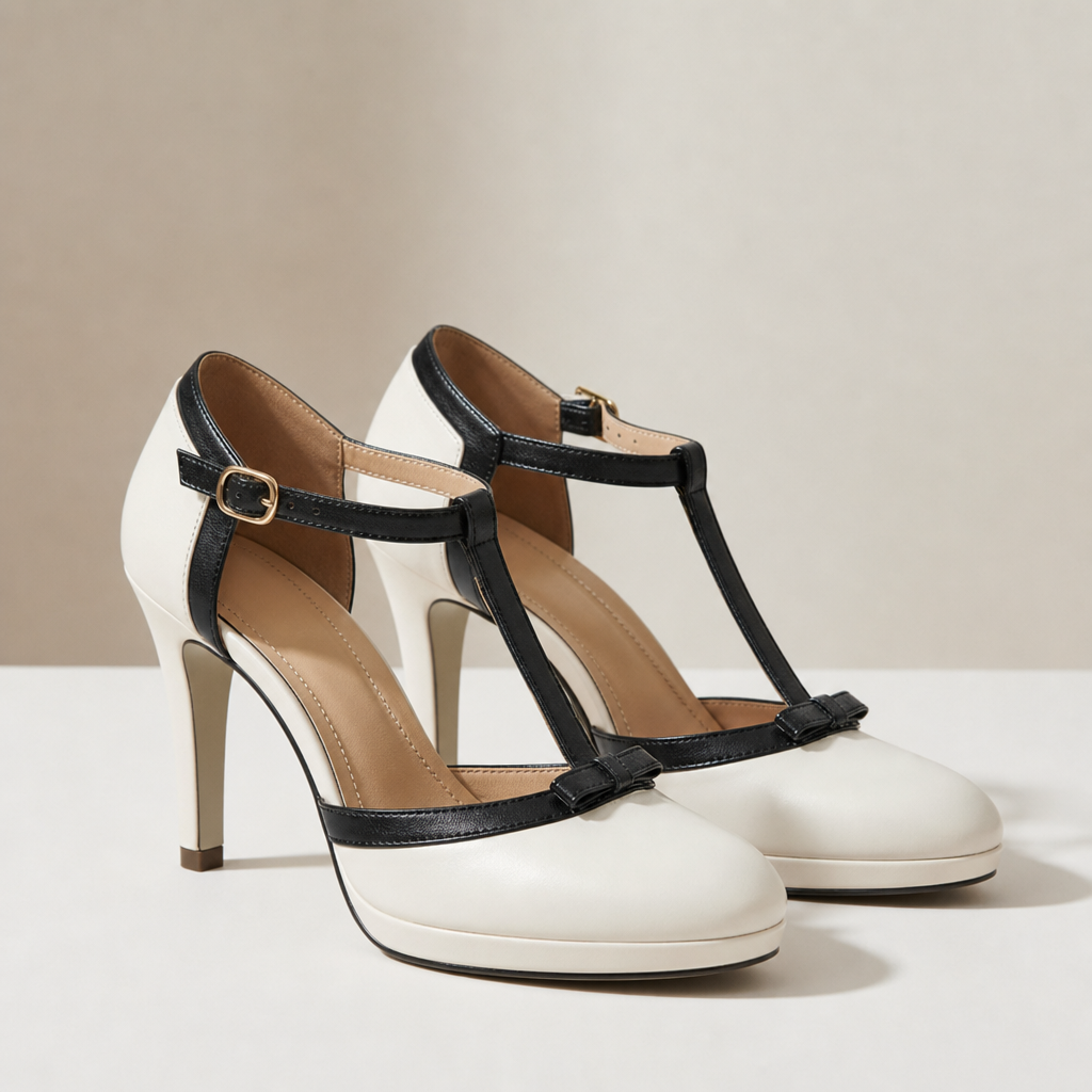 Savannah | Tivoli T-Strap Platform Heels