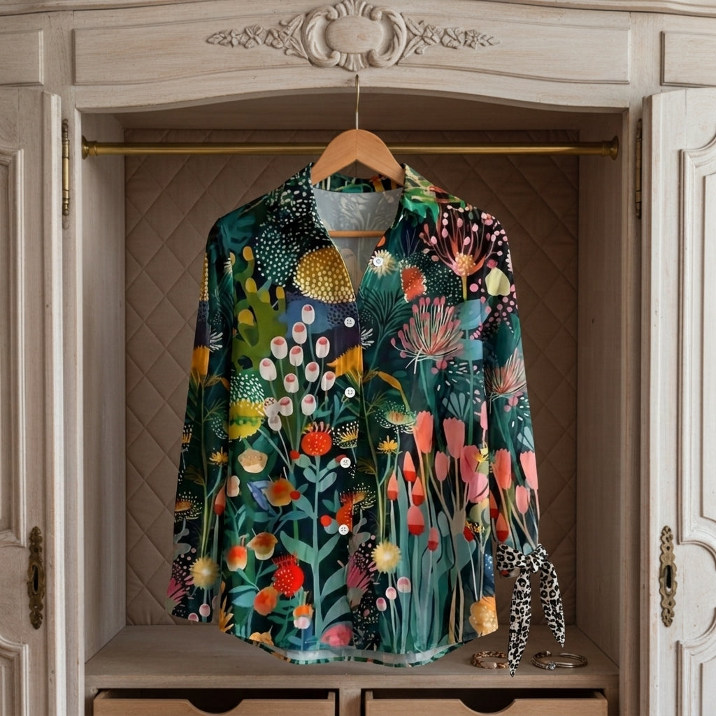 Scarlett | Estepona Button Front Blouse