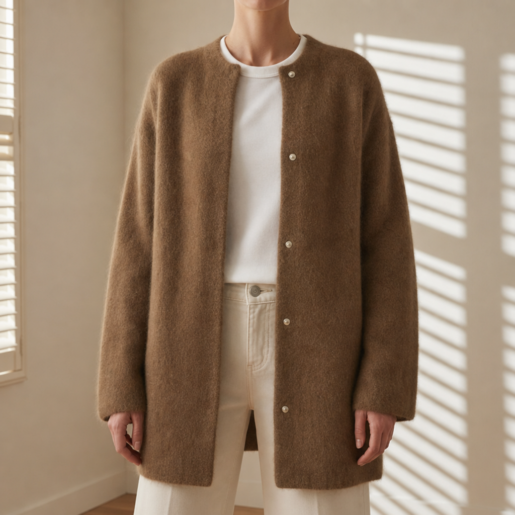 Sophia | Ierapetra Oversized Wool Cardigan