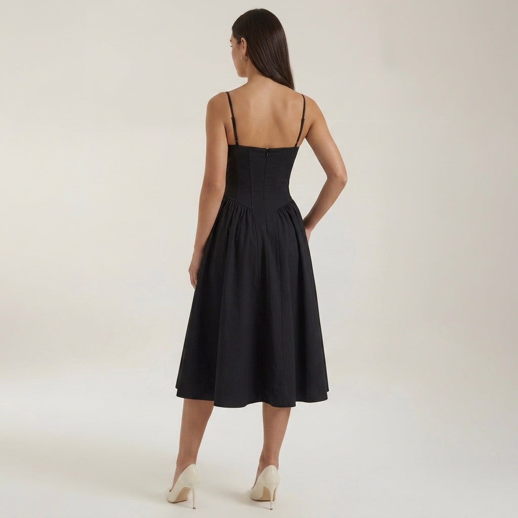 Sophie | Ravello Floral Corset Midi Dress