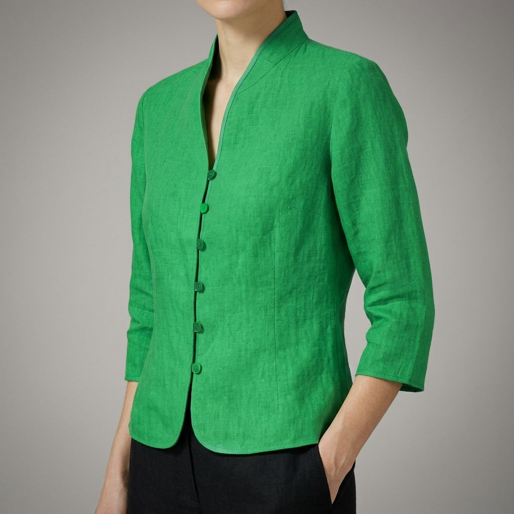 Stella | Noto Stand-Collar Blouse