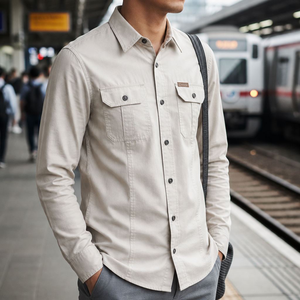 Theodore | Gaeta Utility Long Sleeve Shirt