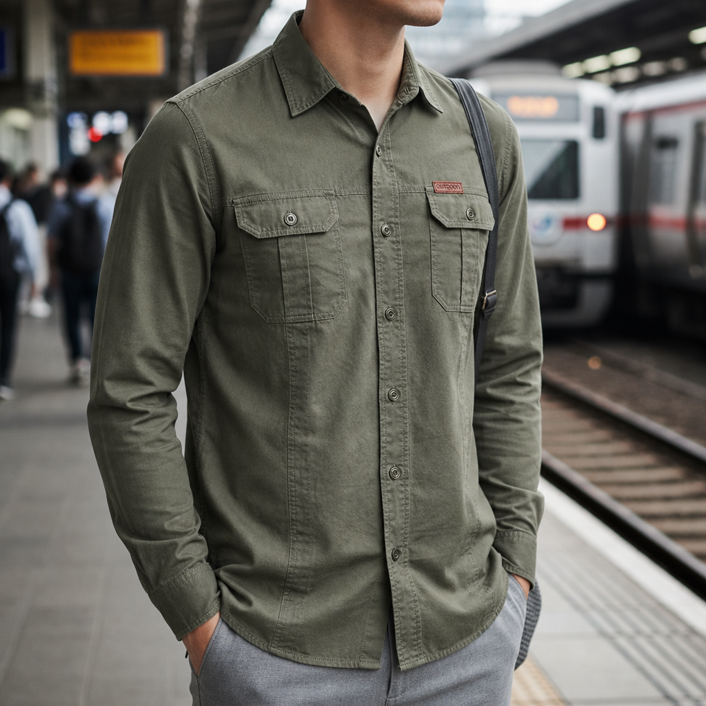 Theodore | Gaeta Utility Long Sleeve Shirt