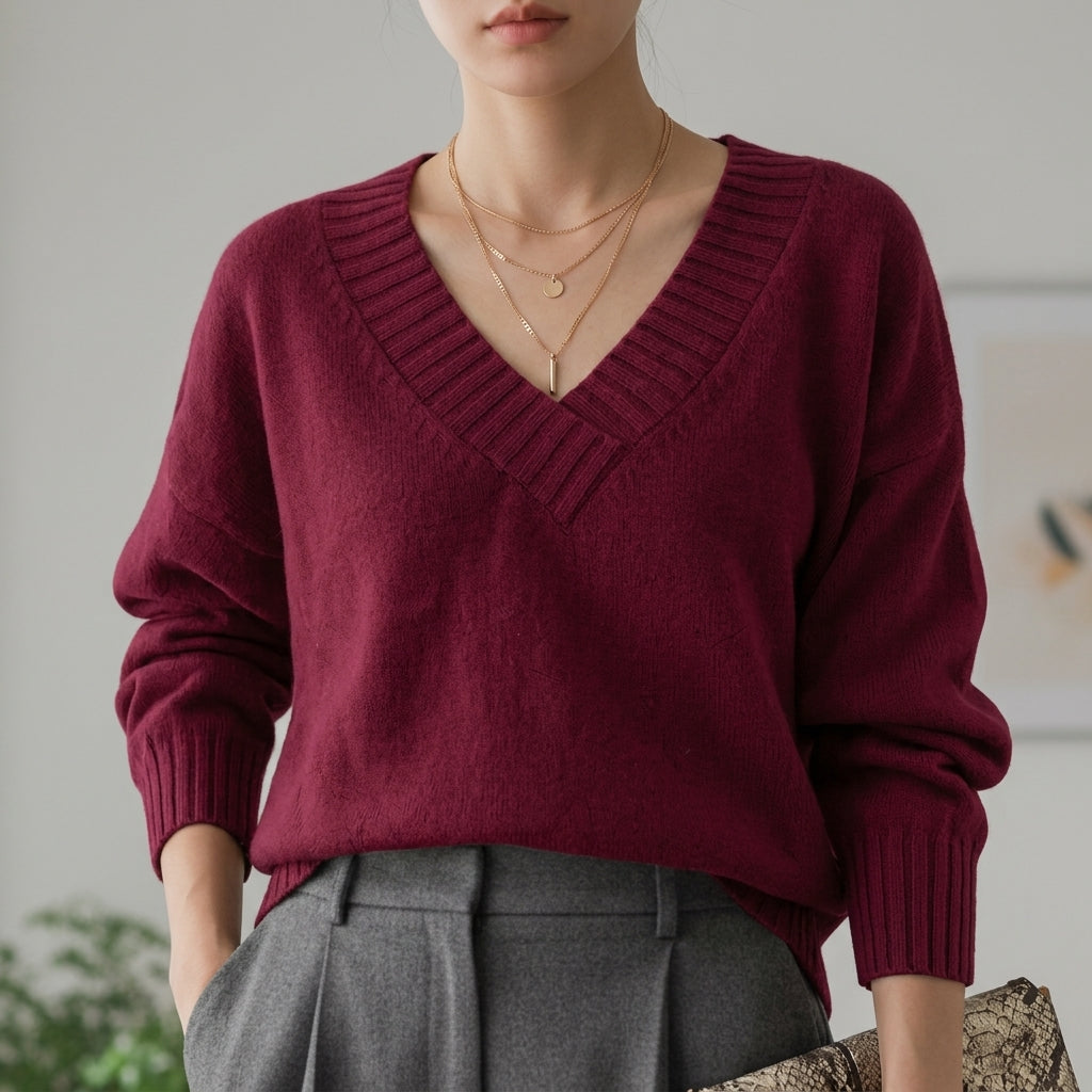 Victoria | Lamego V-Neck Sweater