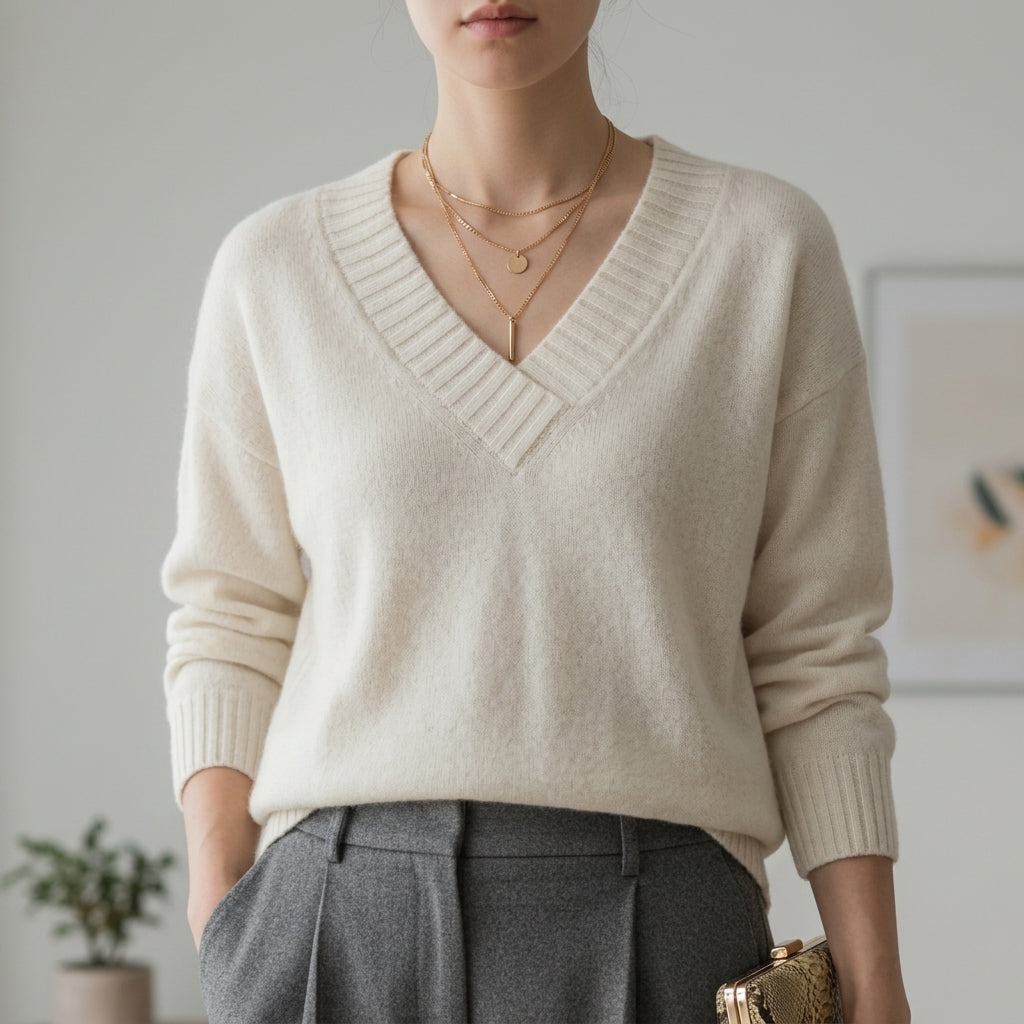 Victoria | Lamego V-Neck Sweater