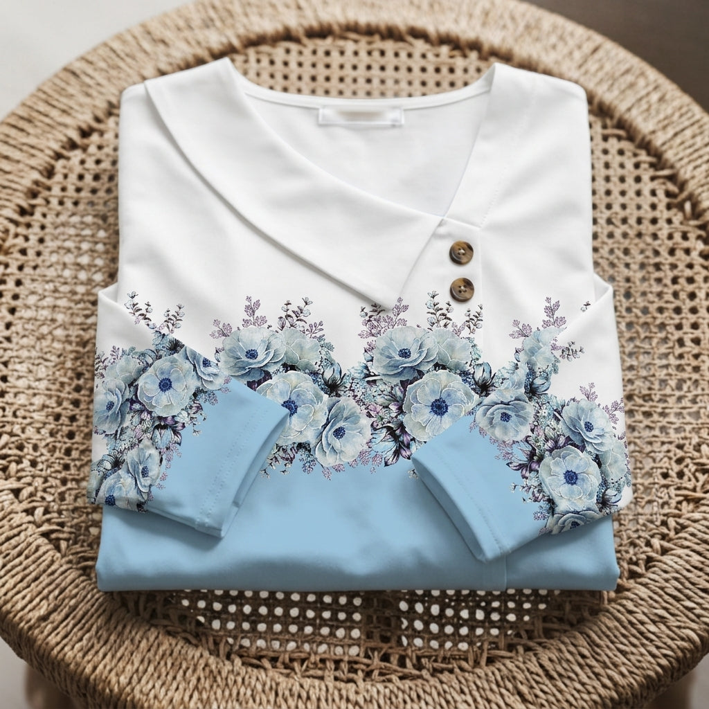 Victoria | Livia Long-Sleeve Floral Blouse