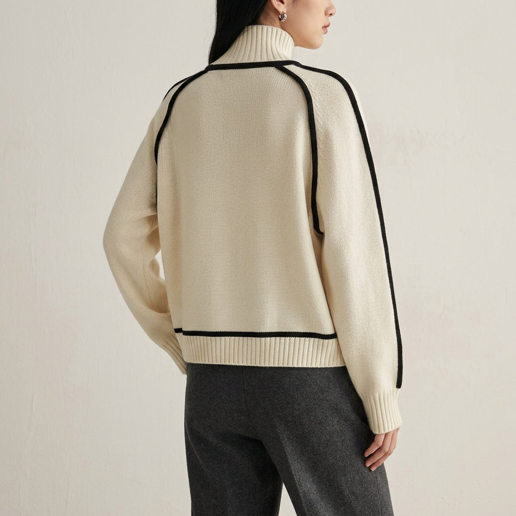 Violet | Merano Knit Turtleneck