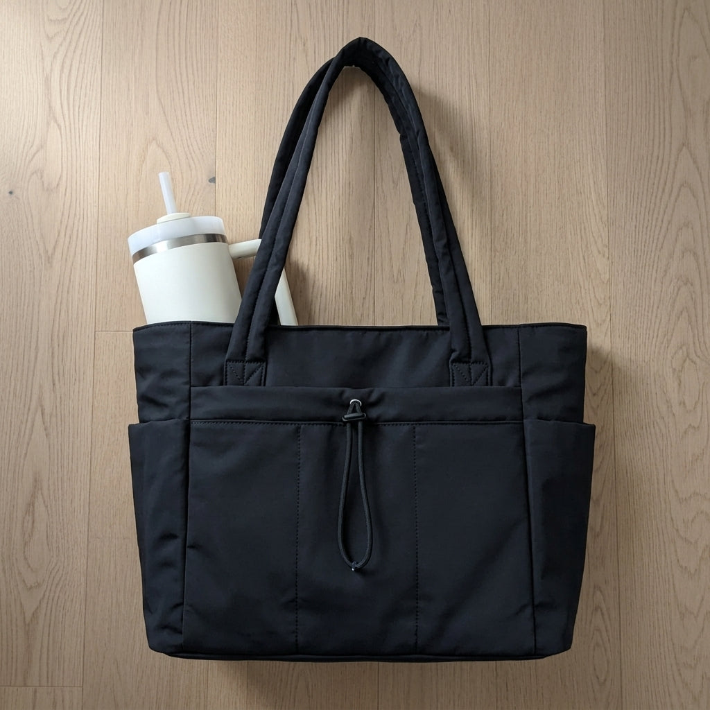 Violet | Trani Quilted Puffer Tote
