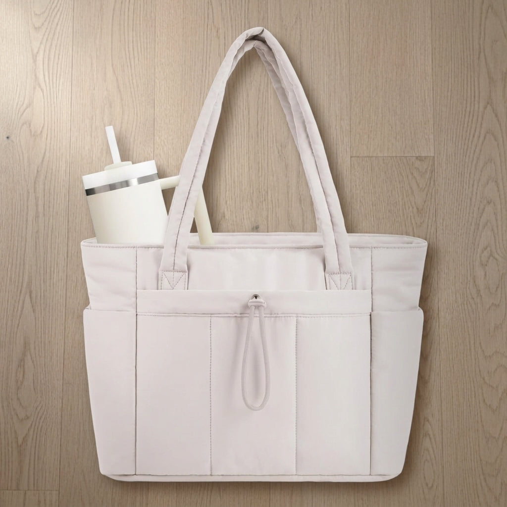 Violet | Trani Quilted Puffer Tote