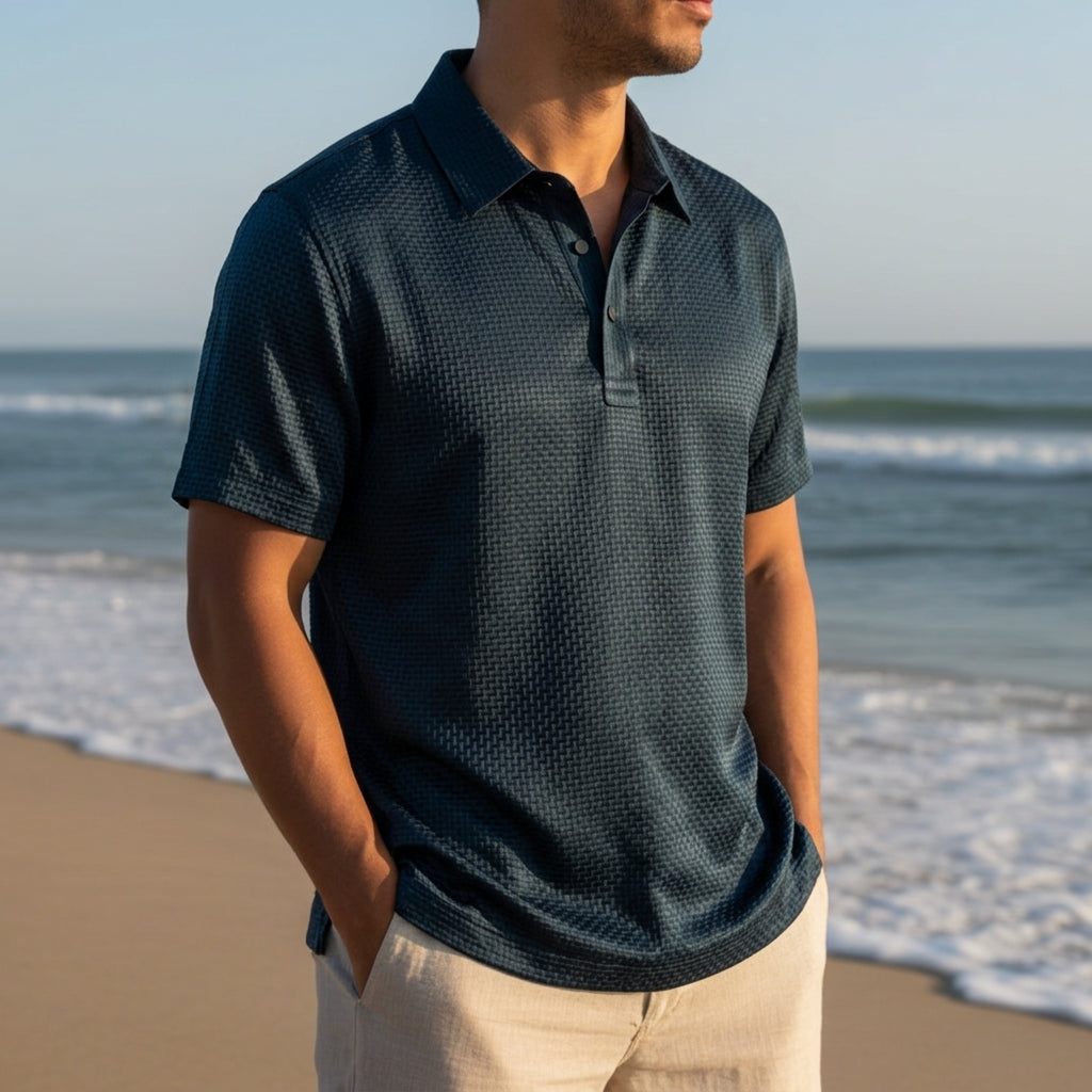 William | Poros Textured Polo