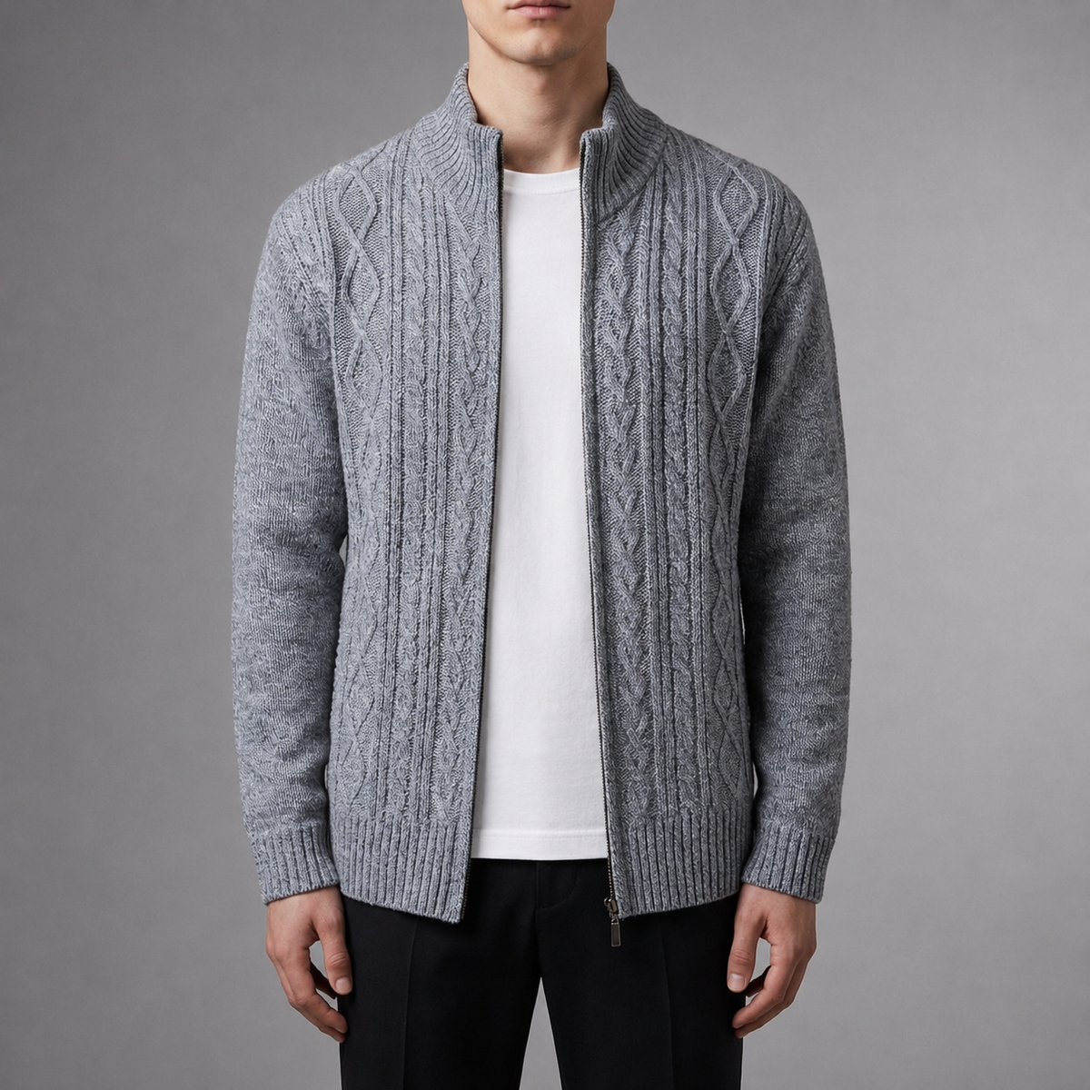 William | Porto Vecchio Cable Knit Cardigan