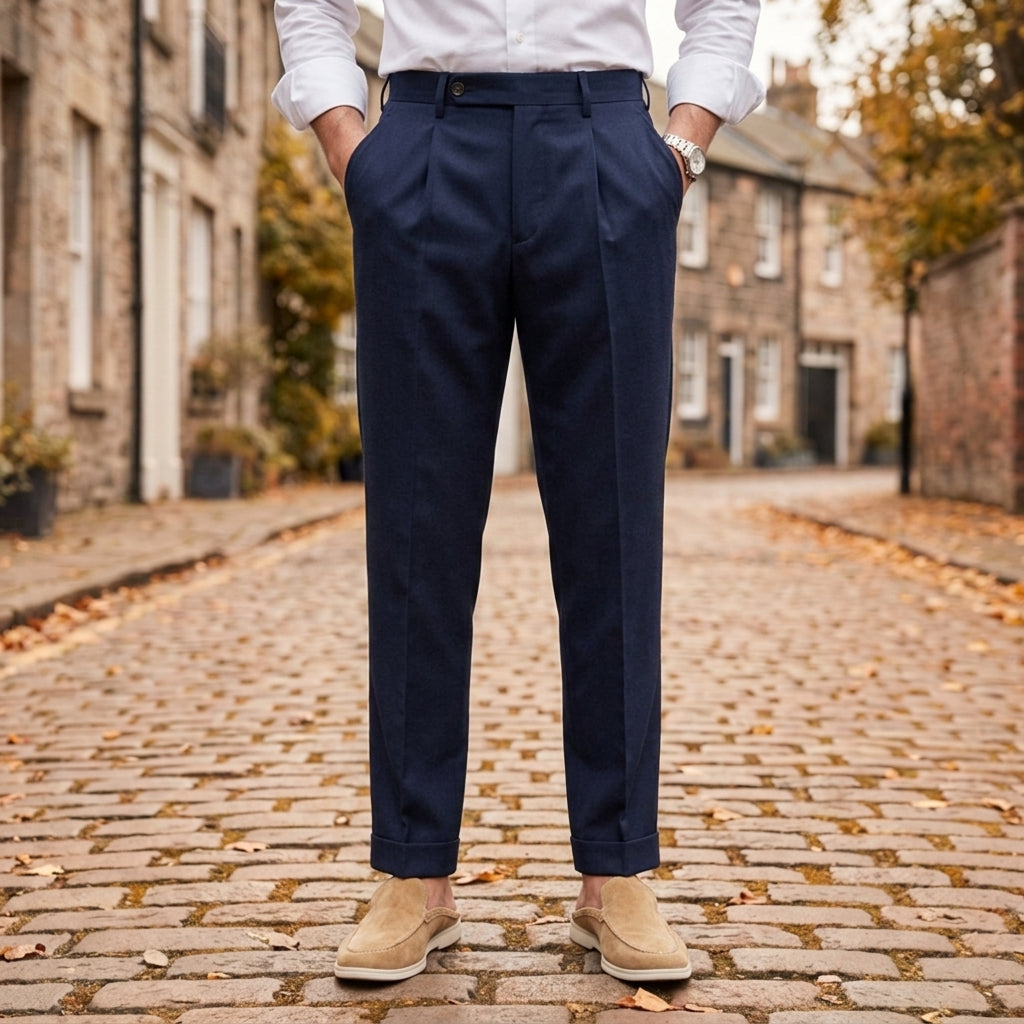William | Valletta Single Pleated Trousers