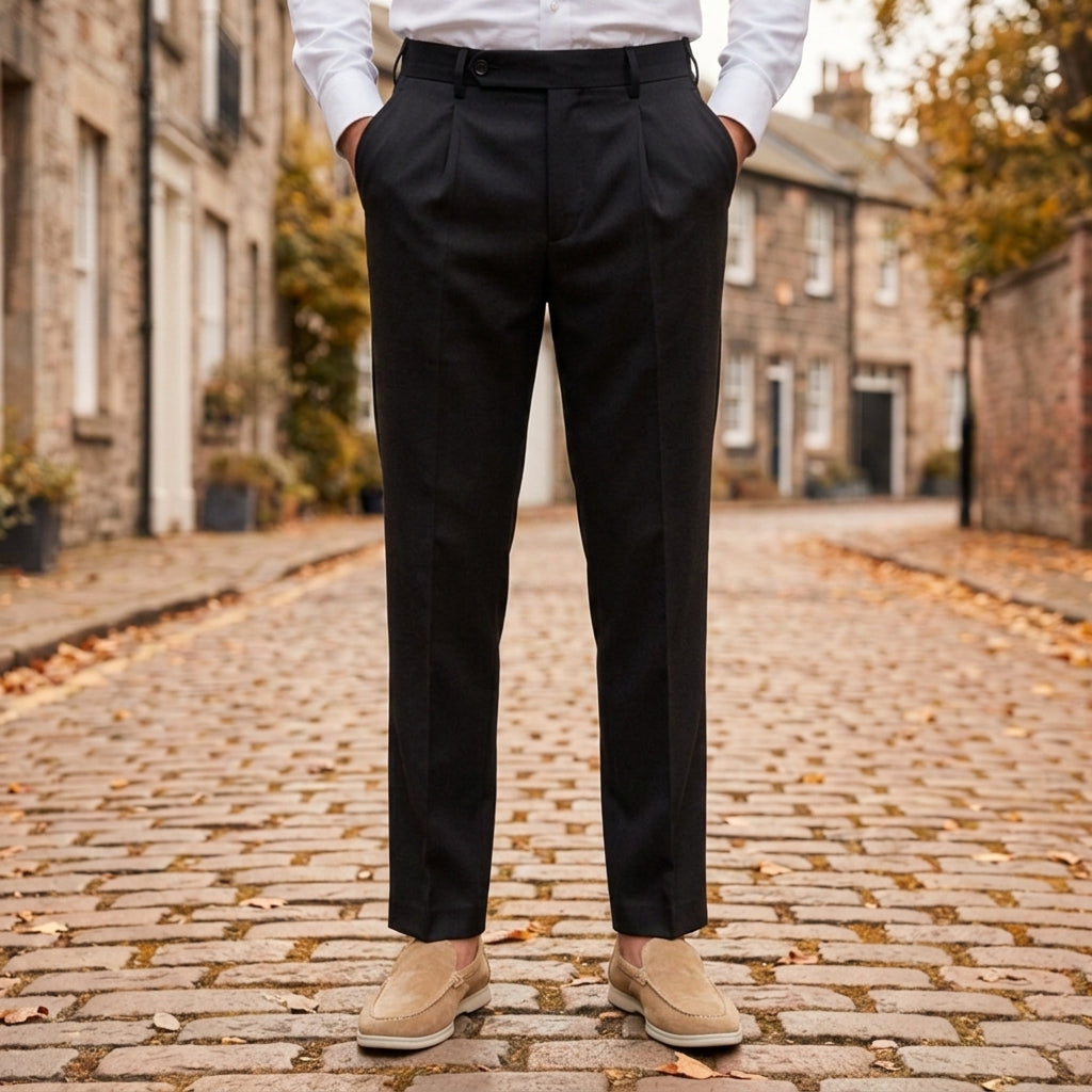 William | Valletta Single Pleated Trousers