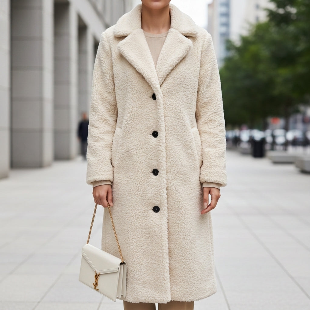 Willow | Geneva Oversized Teddy Long Coat