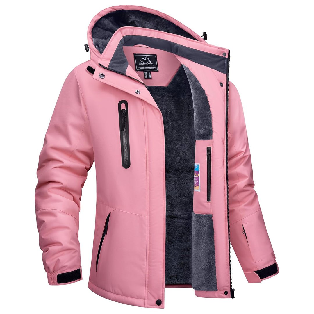 Women's Hooded Fleece Winter Jacket